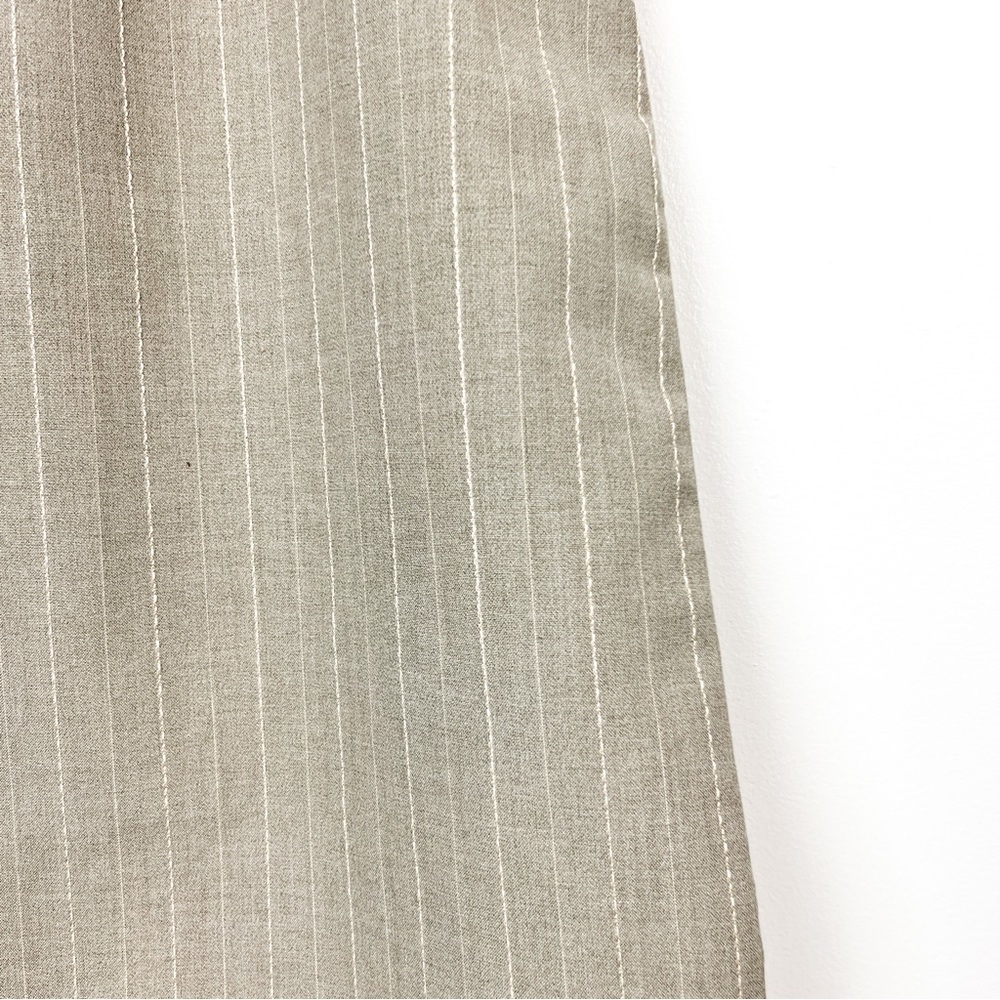 Evan Picone Tan/Grey Pin Striped Pencil Skirt - Picture 3 of 6